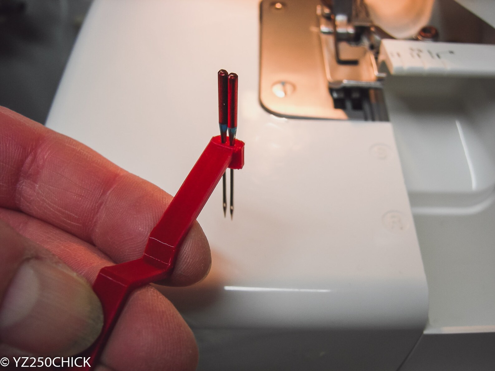 Needle Inserter Installer for Two Needle Serger Sewing Etsy