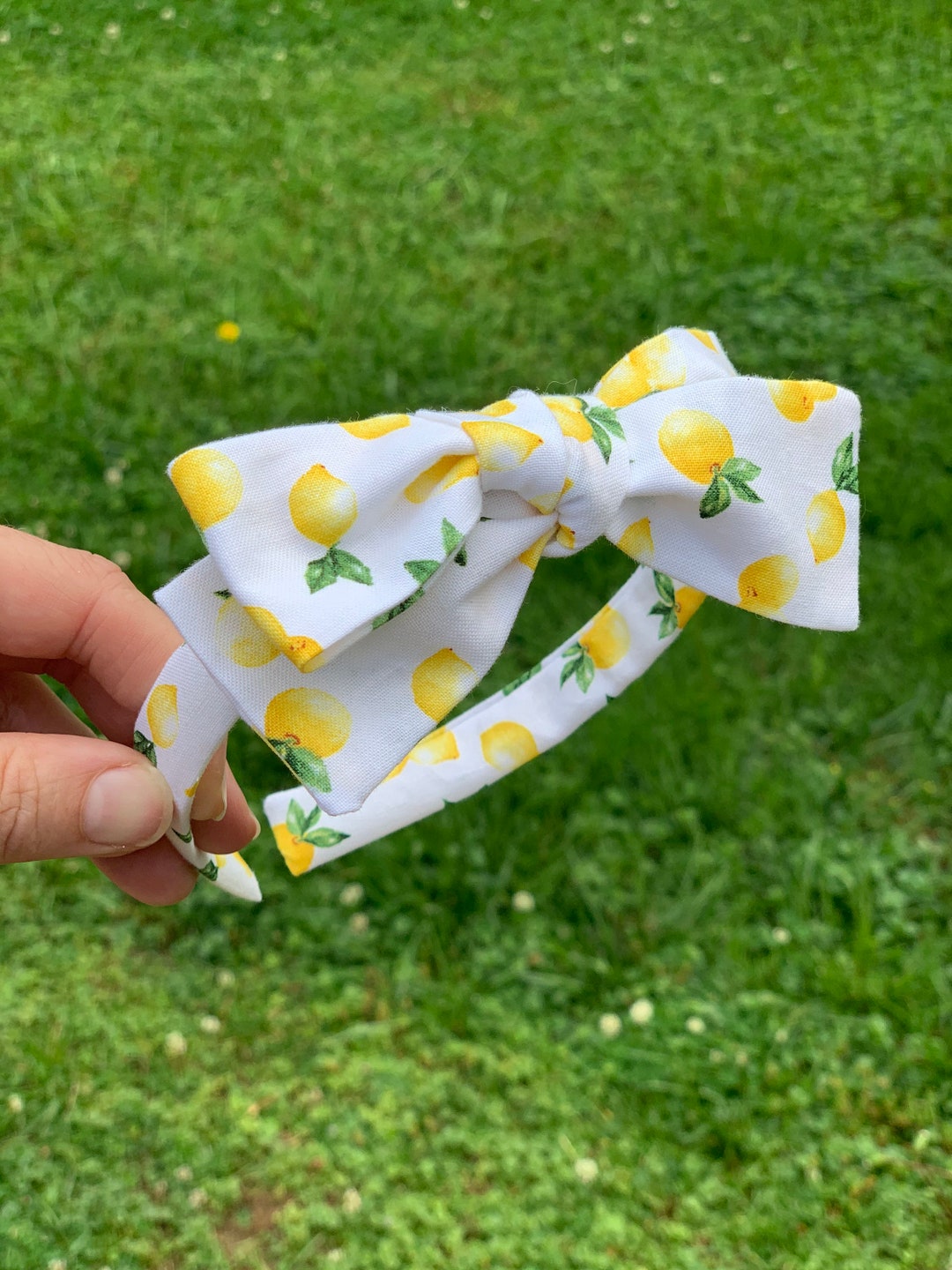 Lemon Headband Hard Headband Big Girl Headband Headband Etsy