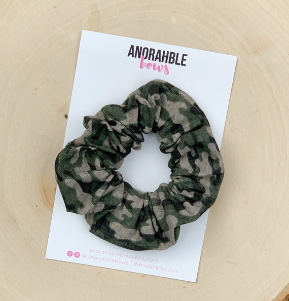 Camo scrunchie deals