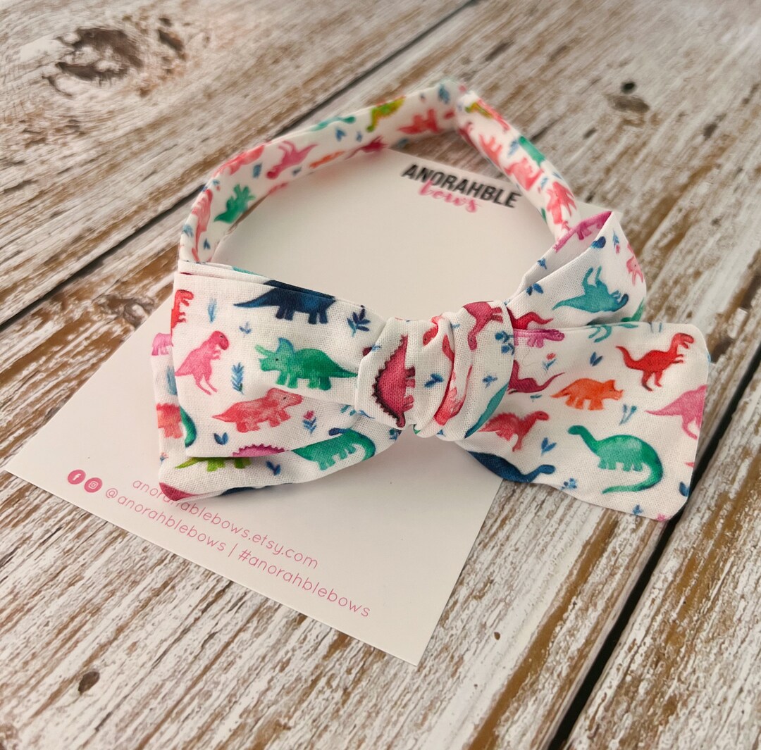 Dinosaur Headband Hard Headband Big Girl Headband Headband With Bow