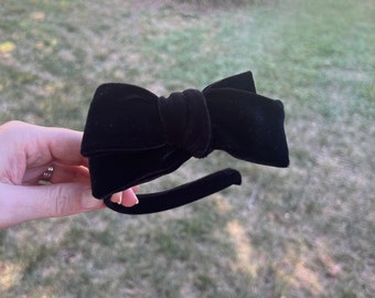 Velvet headband | hard headband | big girl headband| headband with bow |headband for girls | headband for kids