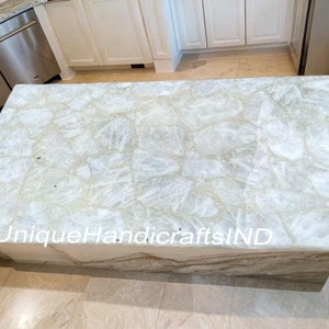 Quartz Counter Top Random Farm House Table /Kitchen Shelf / Coffee Table Table top/ Vanity Top/ Slab Kitchen Counter Slab Top/Dining top