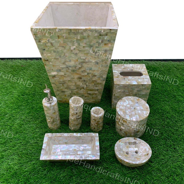 Stone Bathroom Accessories Etsy
