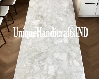 Handmade Agate Stone Countertop: Custom Marble Kitchen Table Top Slab