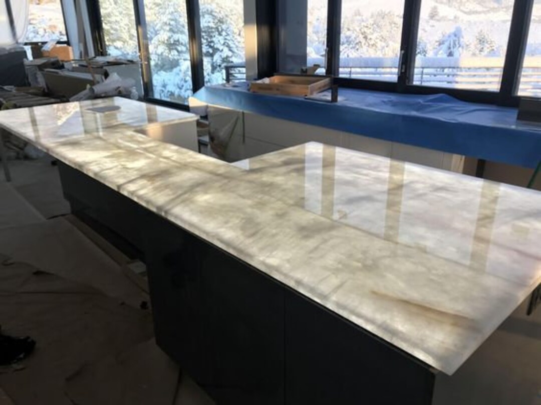 Quartz Countertops White Quartz Dining Tablequartz Table Etsy