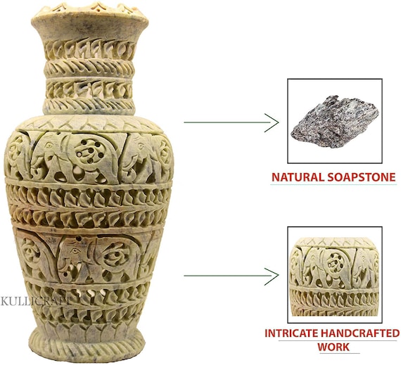 Decorative Marble Round Shape Flower Vase in Elephant Design. INDIAN HANDICRAFTS Work Decorative Marble Round Shape Flower Vase in Elephant Design. INDIAN HANDICRAFTS Work