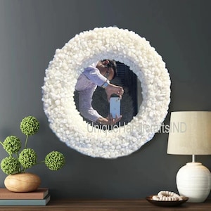 Antique Crystal Mirror, Stone Wall Hanging mirror, Quartz Wall Mirror, Bathroom Wash basin Decorative Mirror, Design mirror