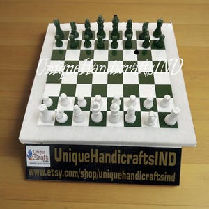 Christmas Gifts Buy Marble Chess set | Green Marble Large Chess set Handmade | Luxury Gifts, Gifts for him,  Unique gifts for Housewarming