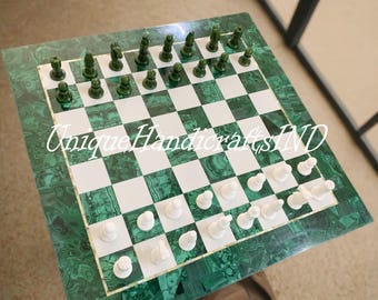 大理石のチェス盤 / リビングルームの装飾に最適な高級チェステーブル