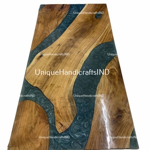 Epoxy Table, dining, center,coffee,side, end table top with Wooden Walnut Handmade Furniture for Indoor Outdoor Decor