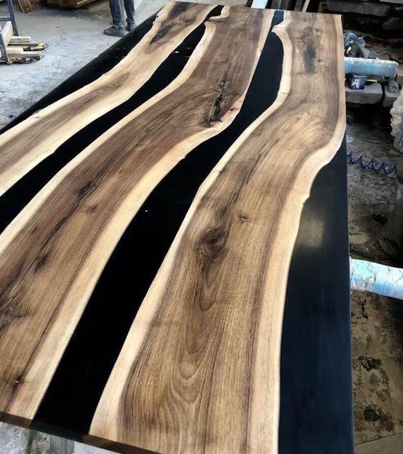 Epoxy Wood Kitchen Table Outdoor Furniture & Indoor Table Etsy