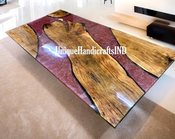 Mesa de nogal, Mesa de río de resina personalizada, Escritorio, Escritorio de computadora, Mesa de cocina de nogal, Mesa de comedor, Mesa de río Live Edge, Mesa de madera