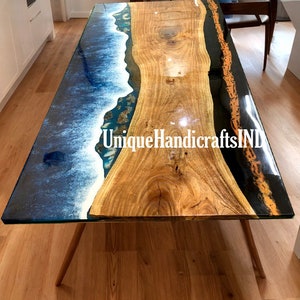 Ocean Countertops, Kitchen Countertops, Kitchen Island Countertop, Office Meeting Table, Wood Dine Table, Custom Order, Handmade Furniture
