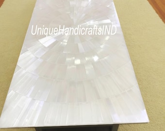 Stunning Selenite Gemstone Dining Table, Console Bar Table, Selenite Crystal Stone Table, Outdoor Table, Modern Arts Table, Hallway Decors