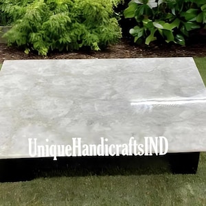 Crystal Quartz Coffee Table, Quartz Countertops, Kitchen counter top Slab Custom Made