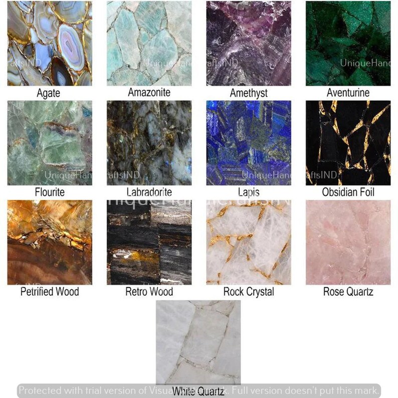 Blue Agate Countertop Blue Agate Dining Table Blue Agate Etsy