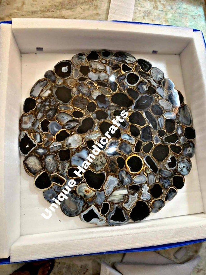 Natural Agate Stone Coffee Table Top Agate Table Stone Etsy