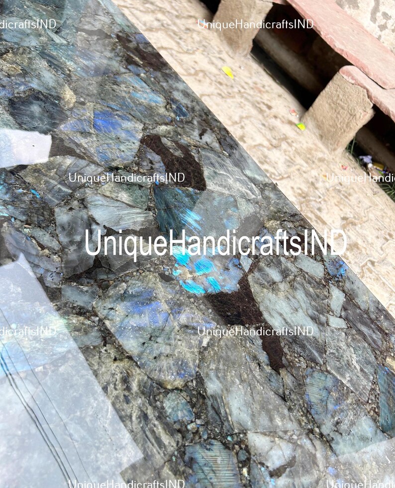Labradorite Stone Slab Counter Top Random Farm House Table /coffee