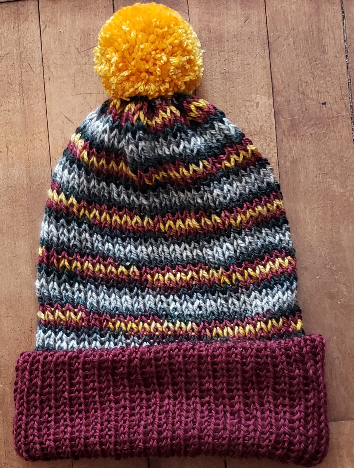 Stocking Cap with folded brim. Extra soft & warm Medium Etsy