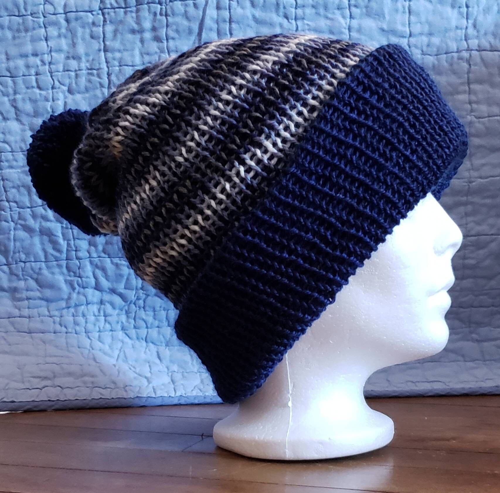 Stocking Cap with folded brim. Extra soft & warm Medium Etsy