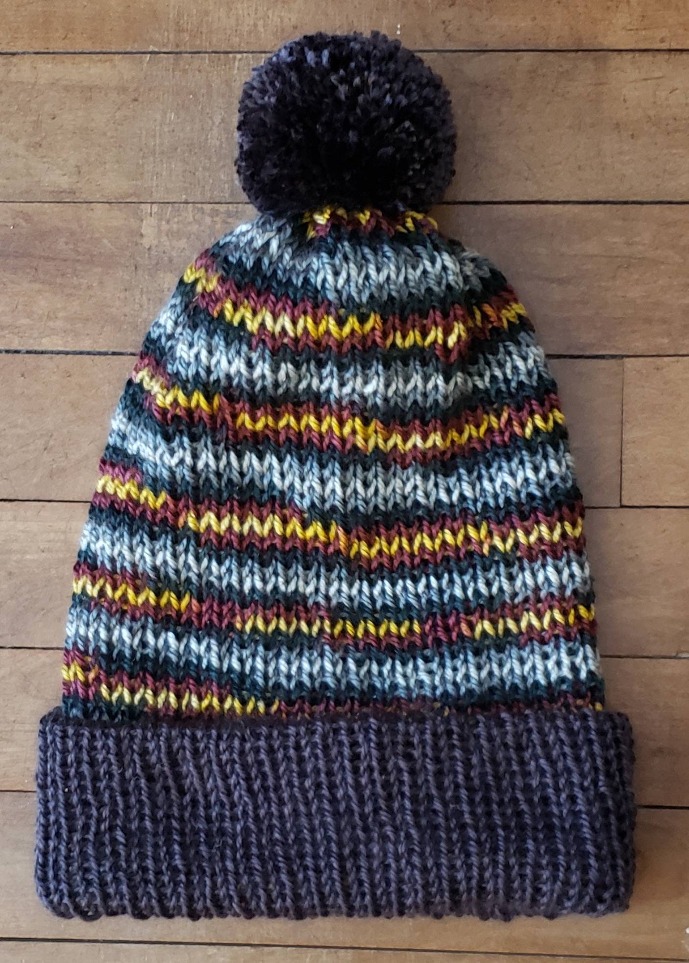 Stocking Cap with folded brim. Extra soft & warm Medium Etsy