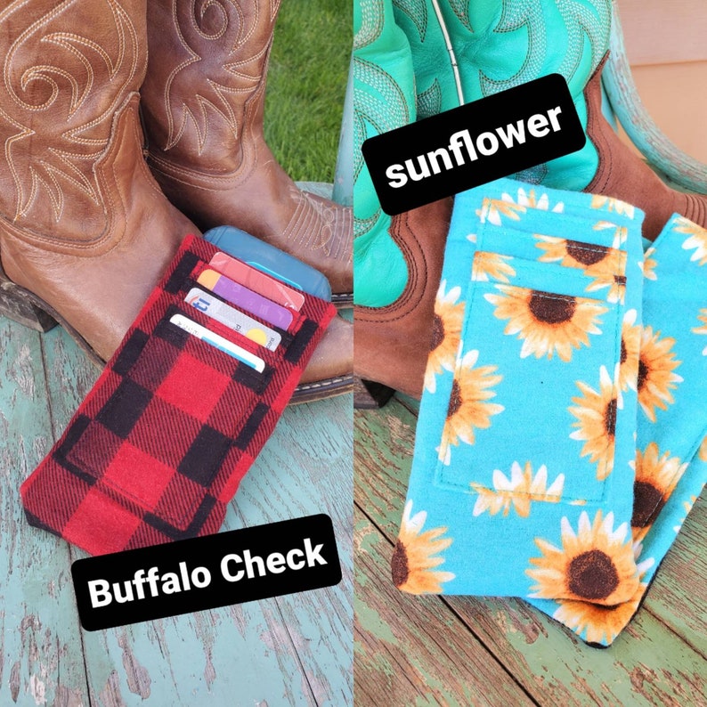 Boot Phone-wallet Clips Inside Your Boot | Etsy