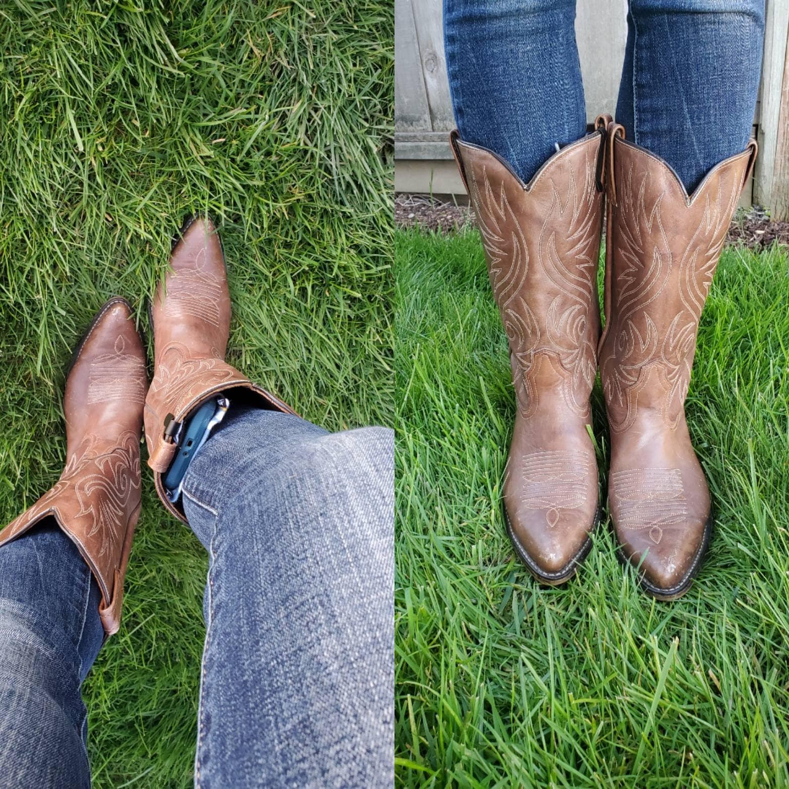 Boot Phone-wallet - Clips Inside Your Boot - Etsy