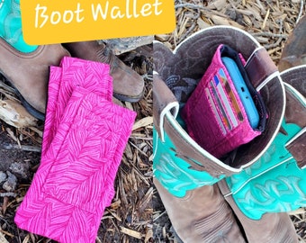 Boot Phone-wallet Clips Inside Your Boot - Etsy