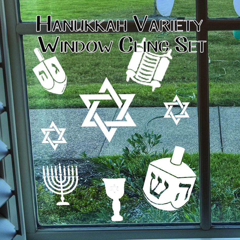 Hanukkah Window Clings