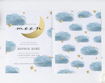 Over The Moon - Baby Shower