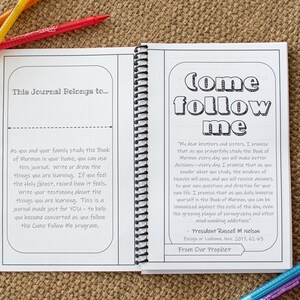 Come Follow Me Children's Journal 2020 - Etsy