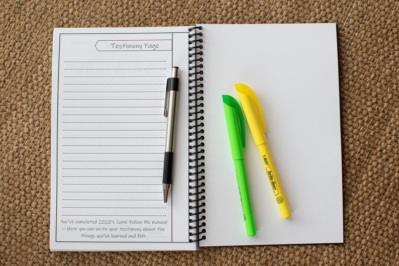 Come Follow Me Personal Journal 2020 - Etsy