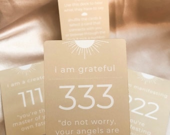 Angel Numbers Numerology Card Deck, Affirmation Guidance