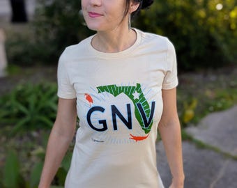 Gainesville Florida T-shirt: GNV Local Pride
