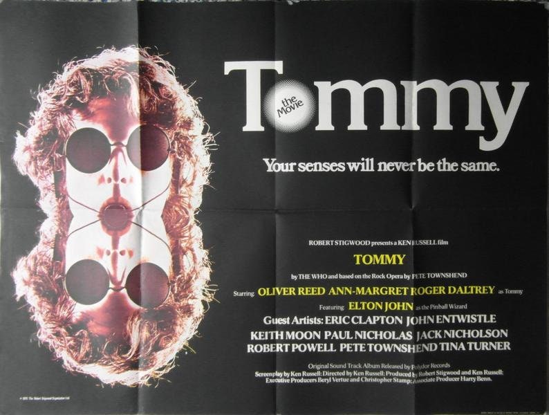 Original 1975 The Who Uk Quad Movie Poster For Tommy Etsy