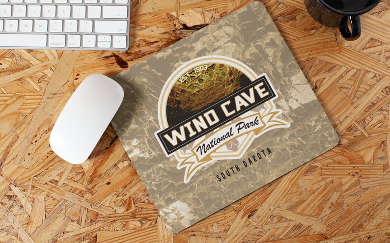etc. Mother/'s Day Wind Cave National Park Mousepad Father/'s Day Anniversary Gifts for Outdoors