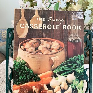 ★us✵vintage❃casserole  cookbook The Sunset Casserole Book - Vintage Retro Cook Book