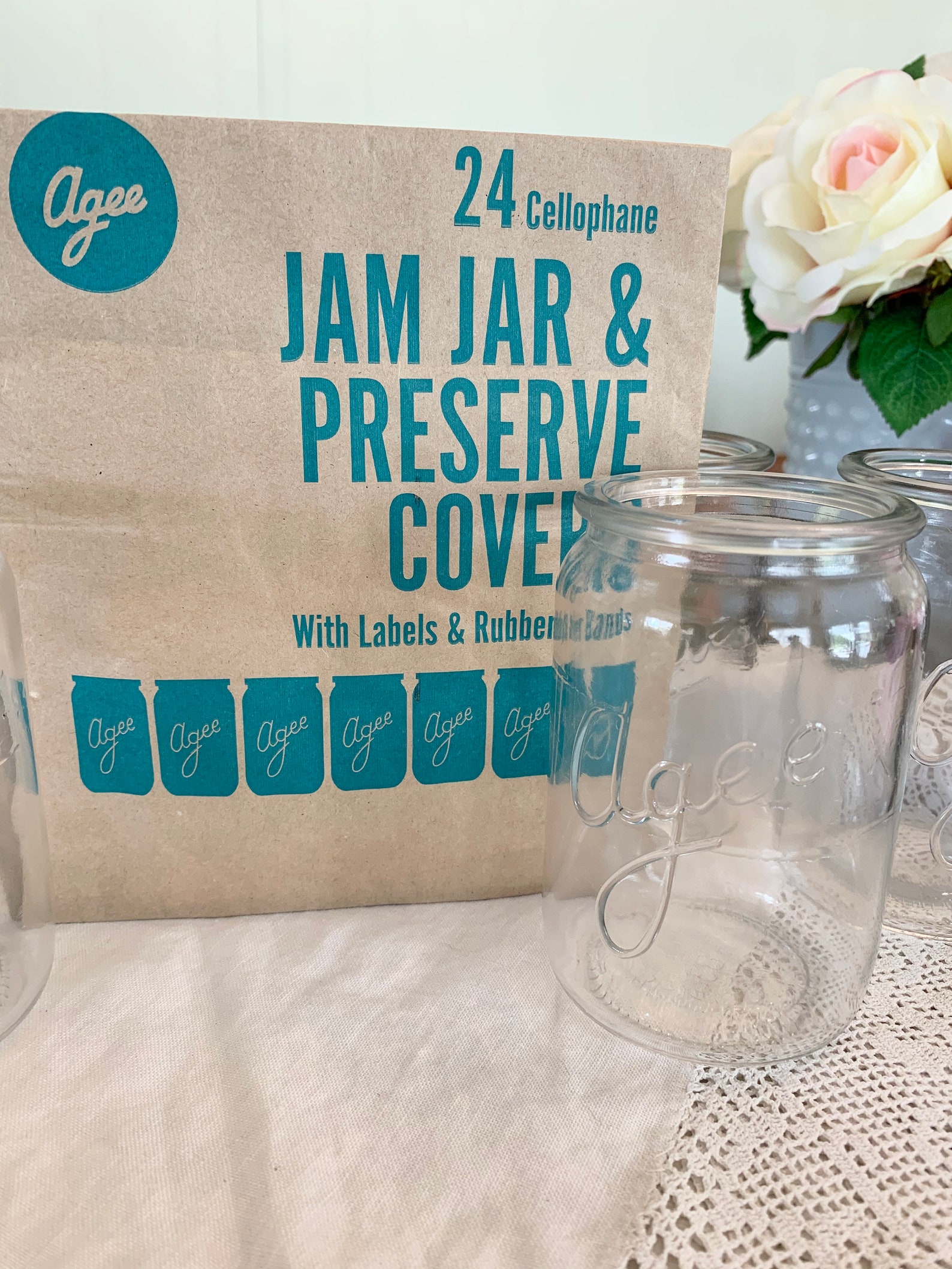 Jam Covers Agee New Zealand Designed Range Preserve Covers Etsy