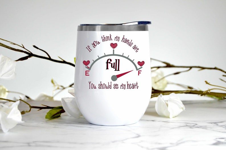 MommaNonniTreasures Wine Tumbler - Thumbnail 2