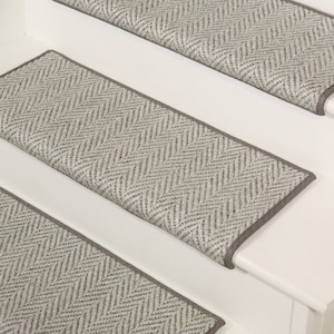 Elegance Mineral Grey set of 12- (square edge) treads 31&quot; x 8.5&quot;