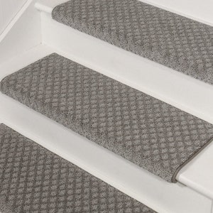 Bayside Charm Dark Grey Carpet Stair Treads
