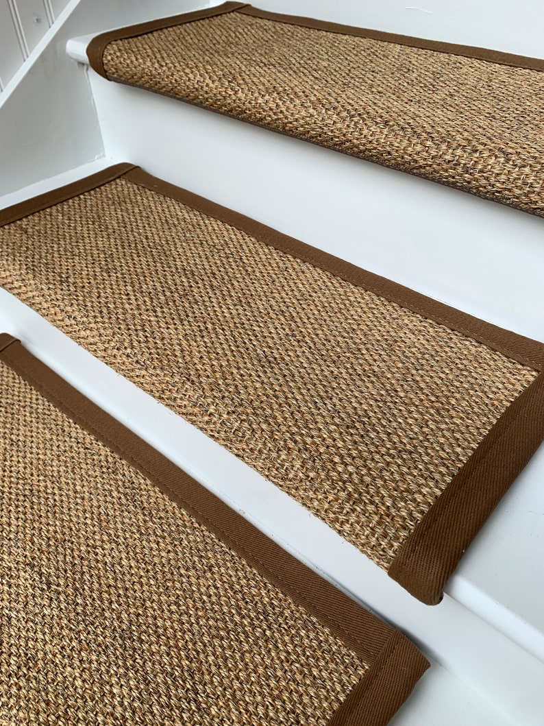 Sisal Carpet Stair Treads Sahara Sun Etsy