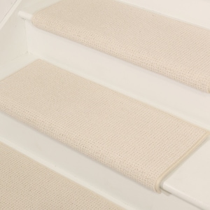 Nantucket Ivory set of 15 (round edge) treads 35&quot; x 9&quot;