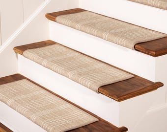 Pristine Plaid  Stair Treads (SOLD INDIVIDUALLY)