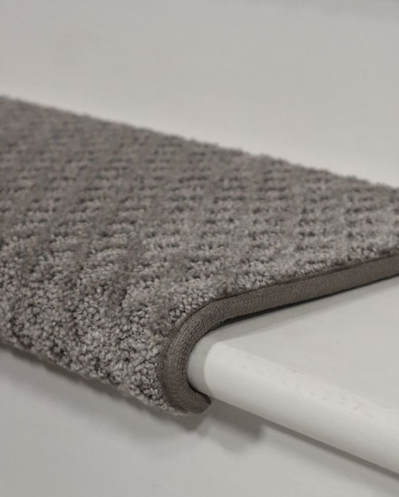 Petfriendly Carpet Stair Treads Bayside Charm dark Grey Etsy