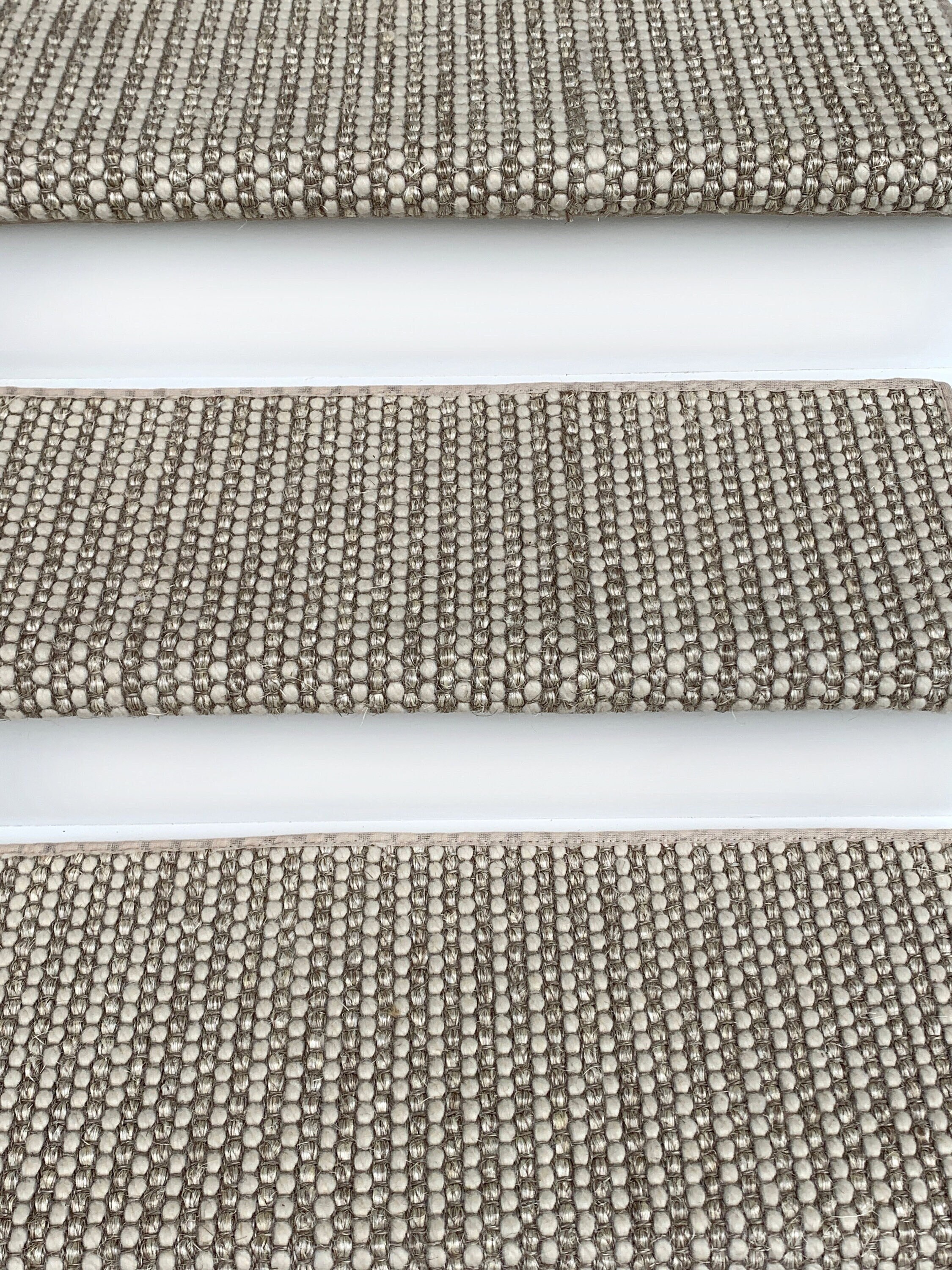Sisal Wool Blend Carpet Stair Tread Crystalline Etsy Ireland