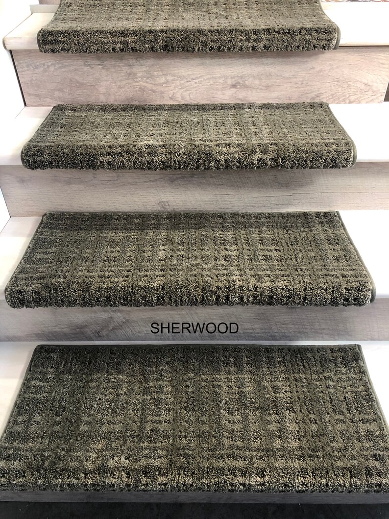 Padded Carpet Stair Treads CROSSROADS Sherwood Etsy