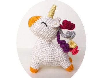 Melly the Happy Unicorn - Crochet Pattern