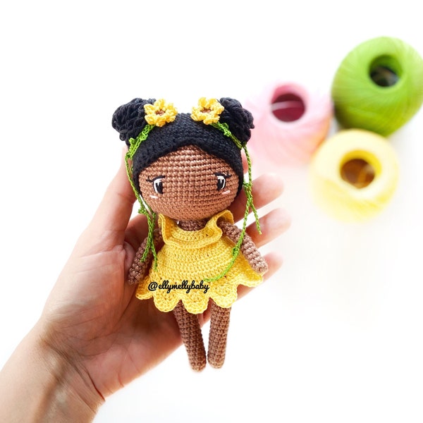 Summer Fae Leto the Doll Crochet PATTERN - Fairy Doll Amigurumi Doll Pattern , Crochet Doll Pattern , PDF in English