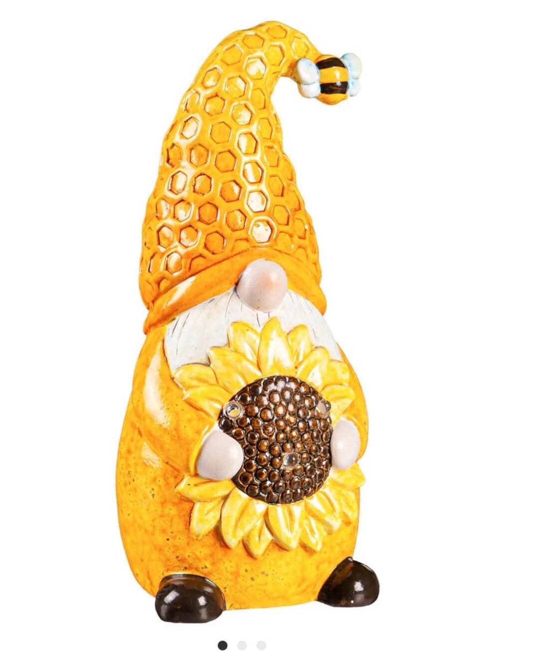Ceramic Sunflower Gnome Etsy